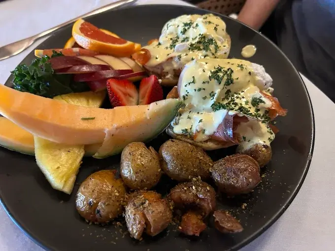 Salmon Benny at VIBE Breakfast & Grill in Springbank Hill, Calgary